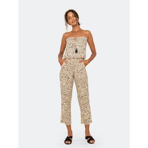 Beachgold Hailey Strapless Jumpsuit in Sand Combo